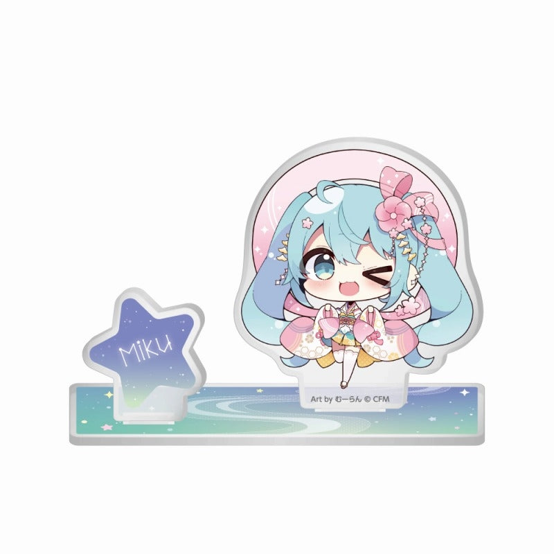 (Goods - Stand Pop) Hatsune Miku Akihabara Festival 2024 Chibi Acrylic Diorama Tanabata ver./Hatsune Miku