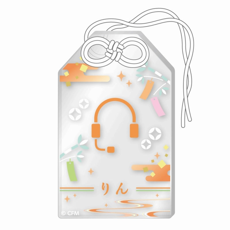 (Goods - Strap) Hatsune Miku Akihabara Festival 2024 Omamori Style Acrylic Strap Tanabata ver./Rin Kagamine