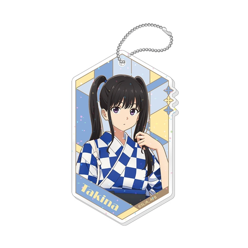 (Goods - Key Chain) Lycoris Recoil Glitter Acrylic Key Chain / Takina Inoue