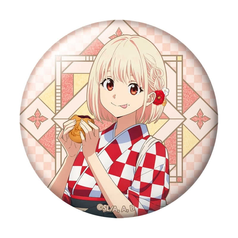 (Goods - Badge) Lycoris Recoil Big Glitter Button Badge Set