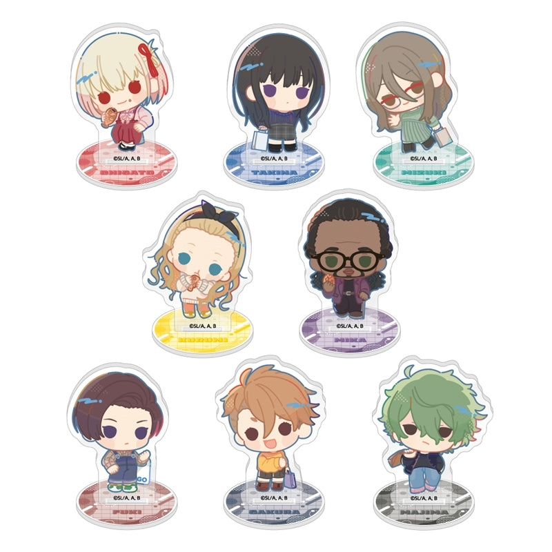 (1BOX=8)(Goods - Stand Pop) Lycoris Recoil Trading Chibi Acrylic Stand