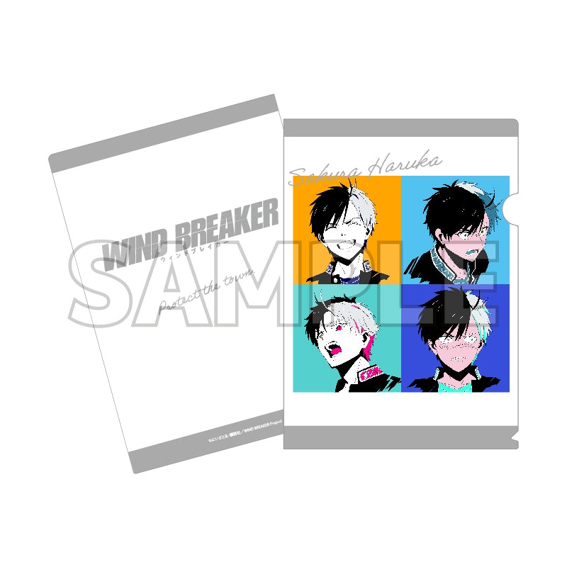 (Goods - Clear File) WIND BREAKER Clear File Pop Art  (Haruka Sakura)