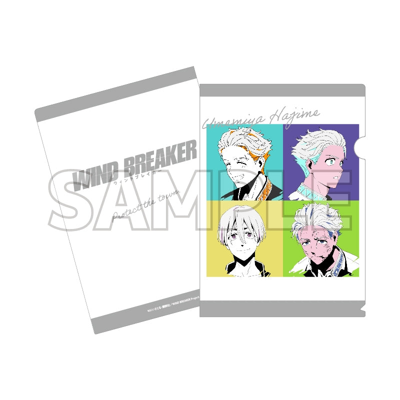 (Goods - Clear File) WIND BREAKER Clear File Pop Art  (Hajime Umemiya)