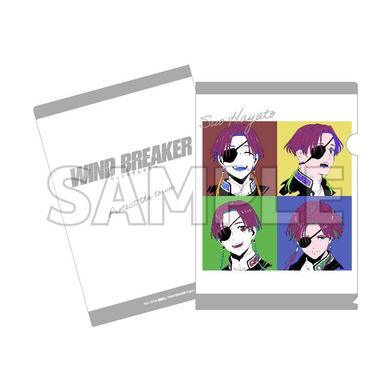 (Goods - Clear File) WIND BREAKER Clear File Pop Art  (Hayato Suo)