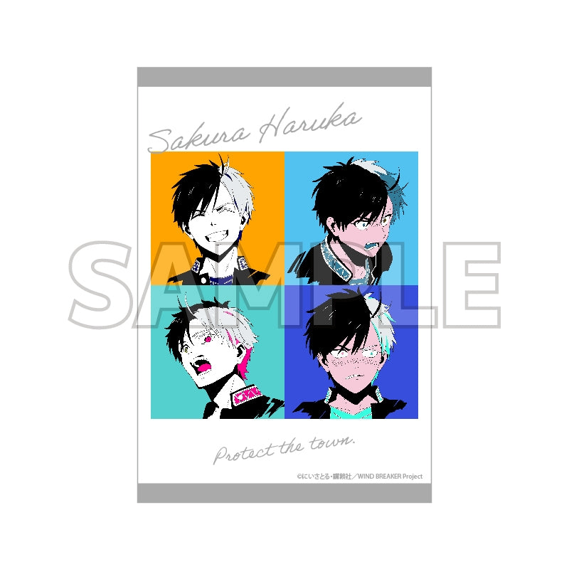 (Goods - Postcard) WIND BREAKER Postcard Pop Art  (Haruka Sakura)