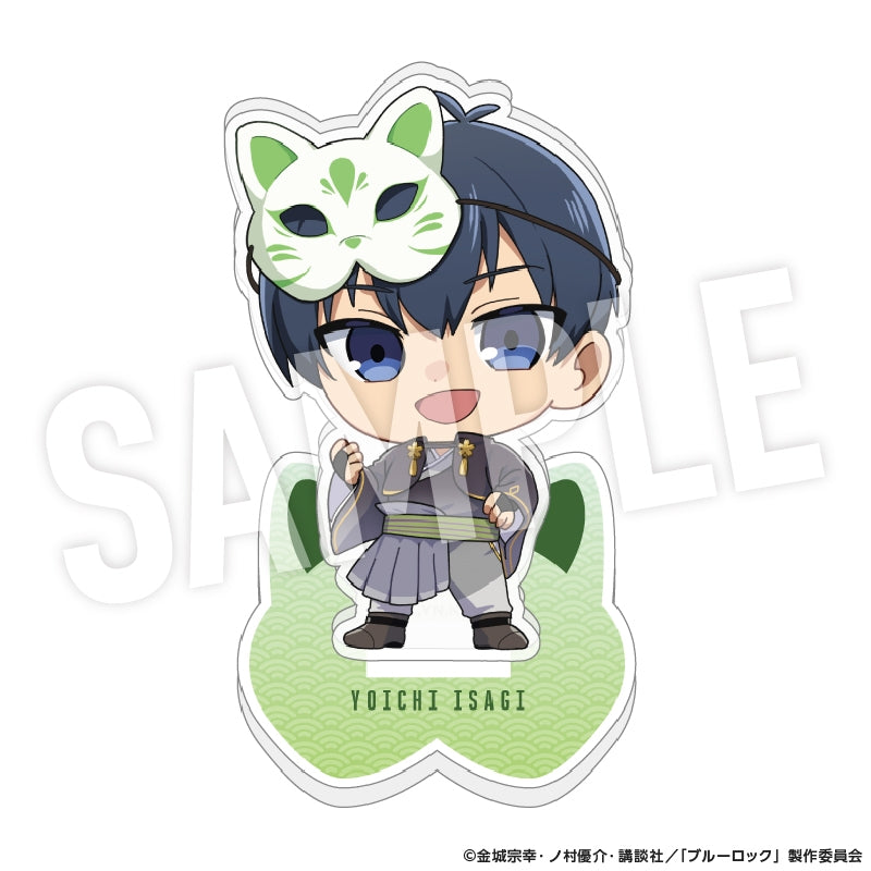 (1BOX=7)(Goods - Stand Pop) Blue Lock Trading Mini Acrylic Stand Ayakashi Chibi