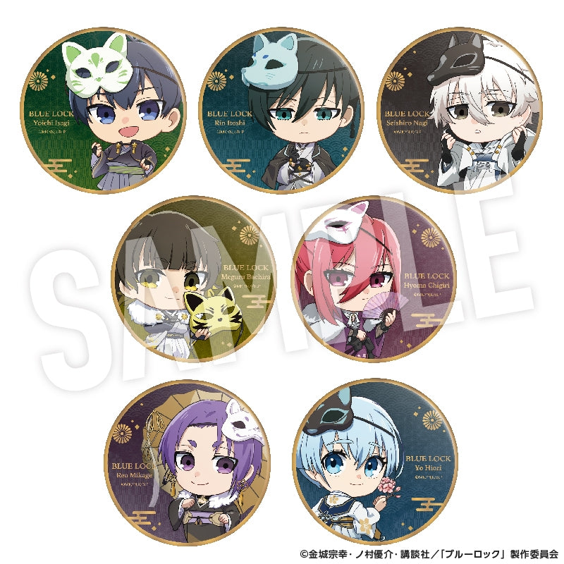 (1BOX=7)(Goods - Badge) Blue Lock Trading Button Badge Ayakashi Chibi