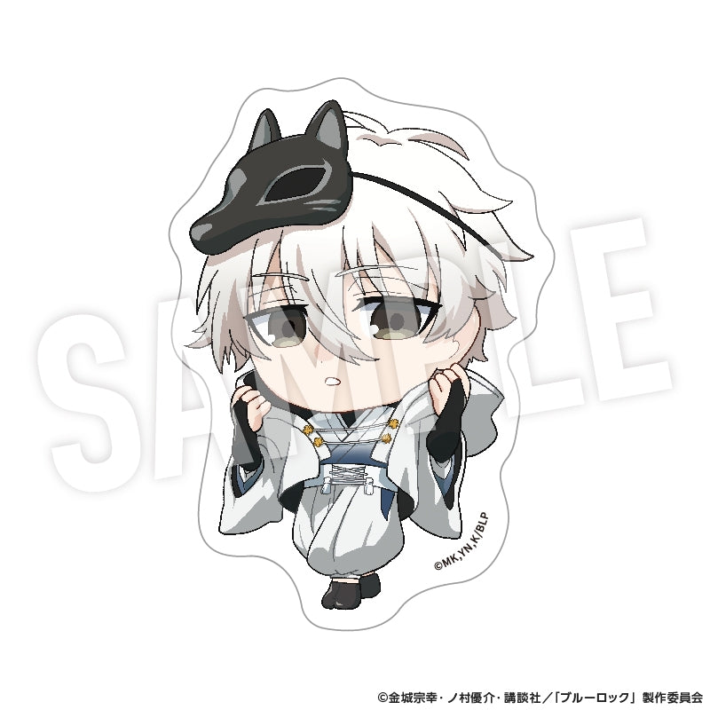 (Goods - Sticker) Blue Lock ClearSticker Ayakashi Chibi (Seishiro Nagi)