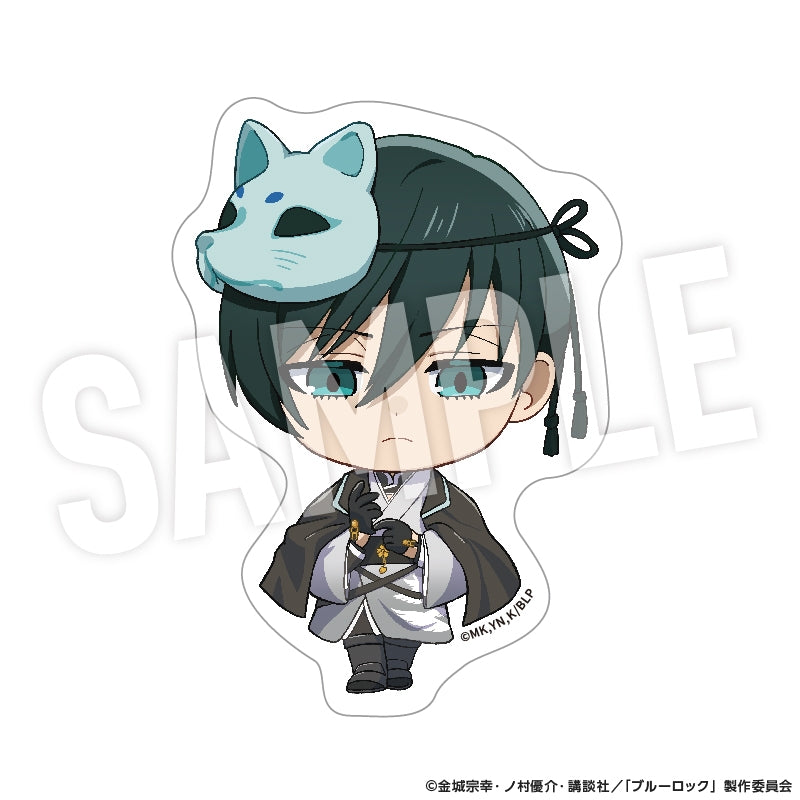 (Goods - Sticker) Blue Lock ClearSticker Ayakashi Chibi (Rin Itoshi)