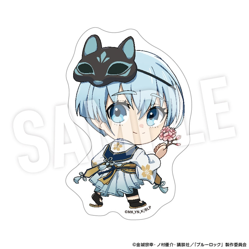 (Goods - Sticker) Blue Lock ClearSticker Ayakashi Chibi (Yo Hiori)