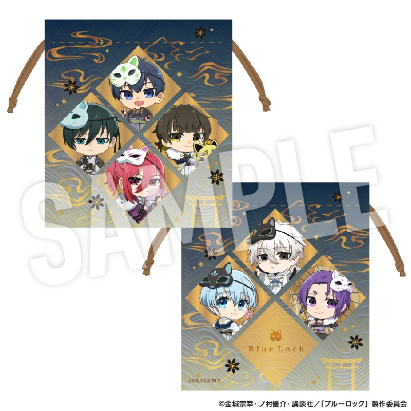 (Goods - Drawstring Pouch) Blue Lock Drawstring Pouch Ayakashi Chibi