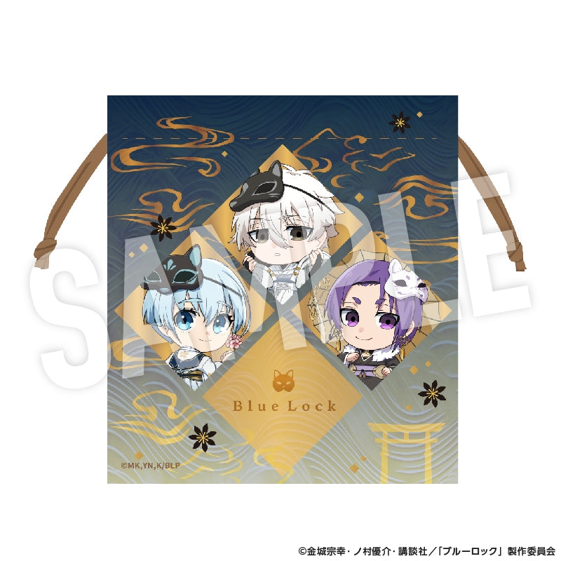 (Goods - Drawstring Pouch) Blue Lock Drawstring Pouch Ayakashi Chibi