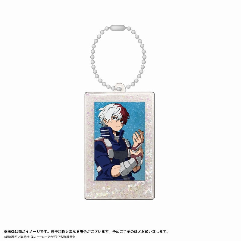 (Goods - Key Chain) My Hero Academia Instant Photo Style PVC Key Chain Shoto Todoroki