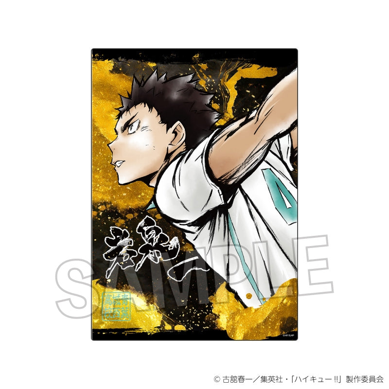 (Goods - Ornament) Haikyu!! Fierce Battle!! Metal Panel Hajime Iwaizumi