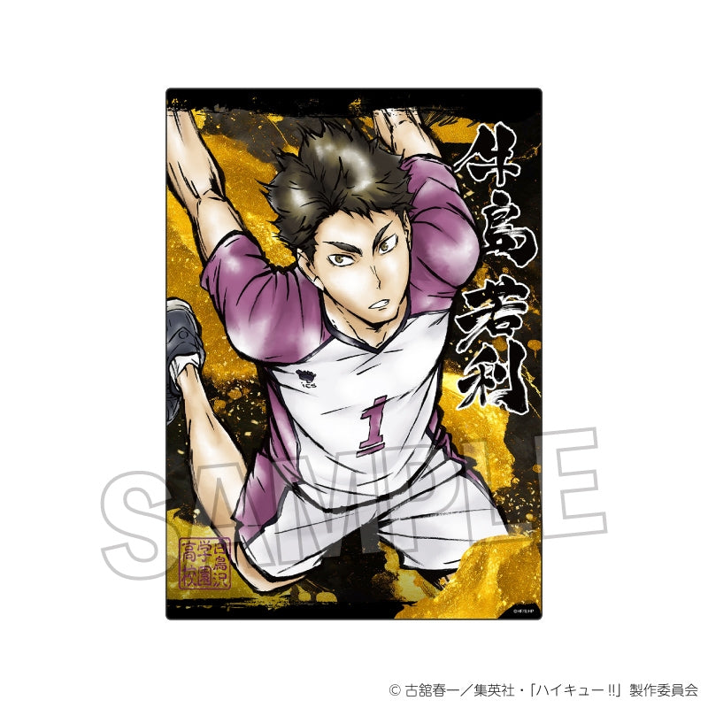 (Goods - Ornament) Haikyu!! Fierce Battle!! Metal Panel Wakatoshi Ushijima