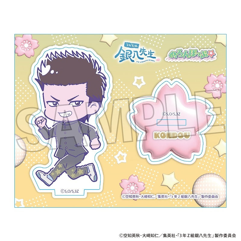 (Goods - Stand Pop) Class 3Z Ginpachi-sensei Acrylic Stand Plate Meronpop☆ Isao Kondo