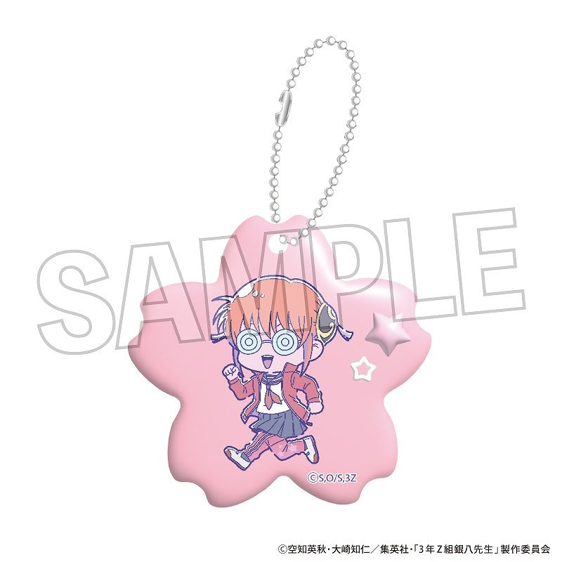 (Goods - Key Chain) Class 3Z Ginpachi-sensei Acrylic Key Chain Meronpop☆ Kagura