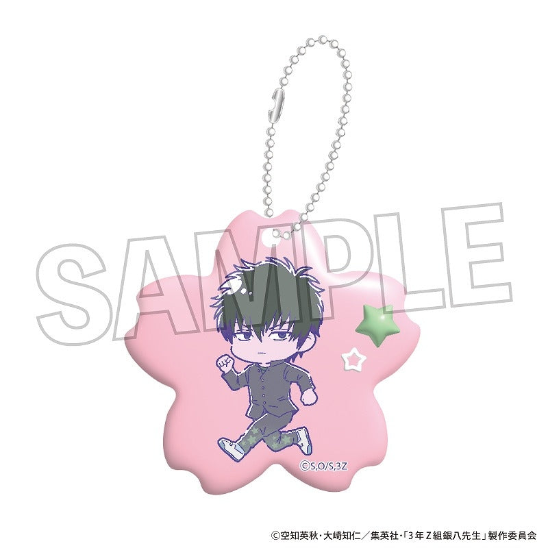 (Goods - Key Chain) Class 3Z Ginpachi-sensei Acrylic Key Chain Meronpop☆ Toshiro Hijikata