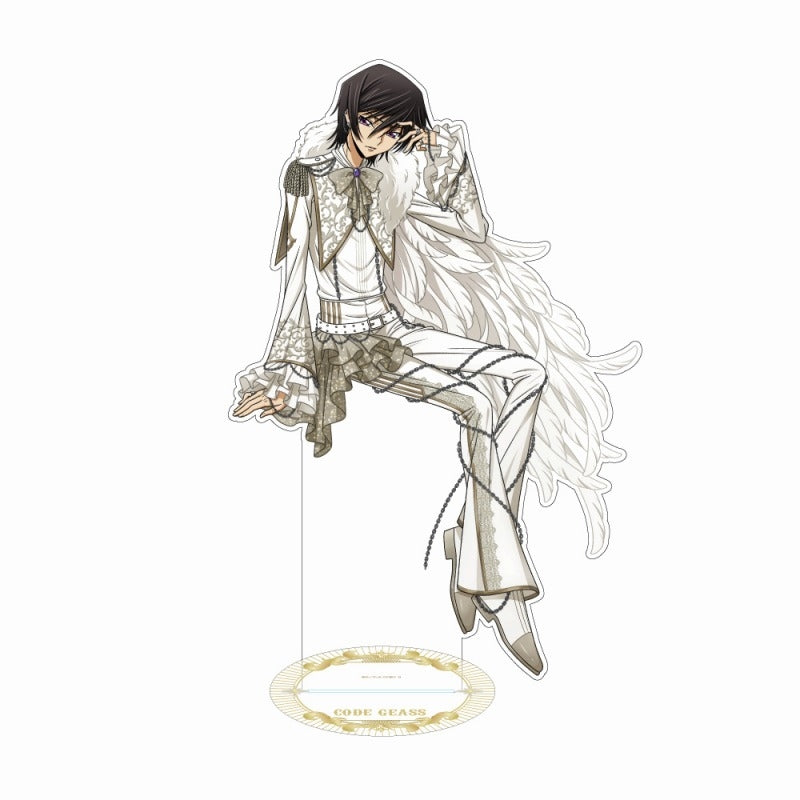 (Goods - Stand Pop) CODE GEASS Lelouch of the Rebellion Big Acrylic Stand "Mystic Feather" Lelouch (animate Advance Sales)