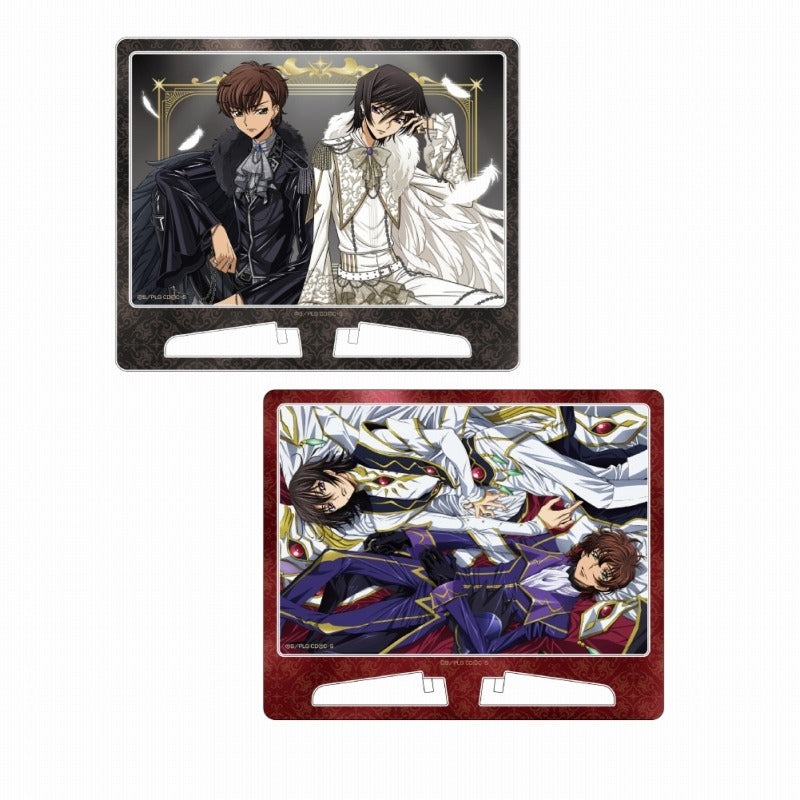 (Goods - Ornament) CODE GEASS Lelouch of the Rebellion Acrylic Eisel Panel Lelouch & Suzaku (animate Advance Sales)