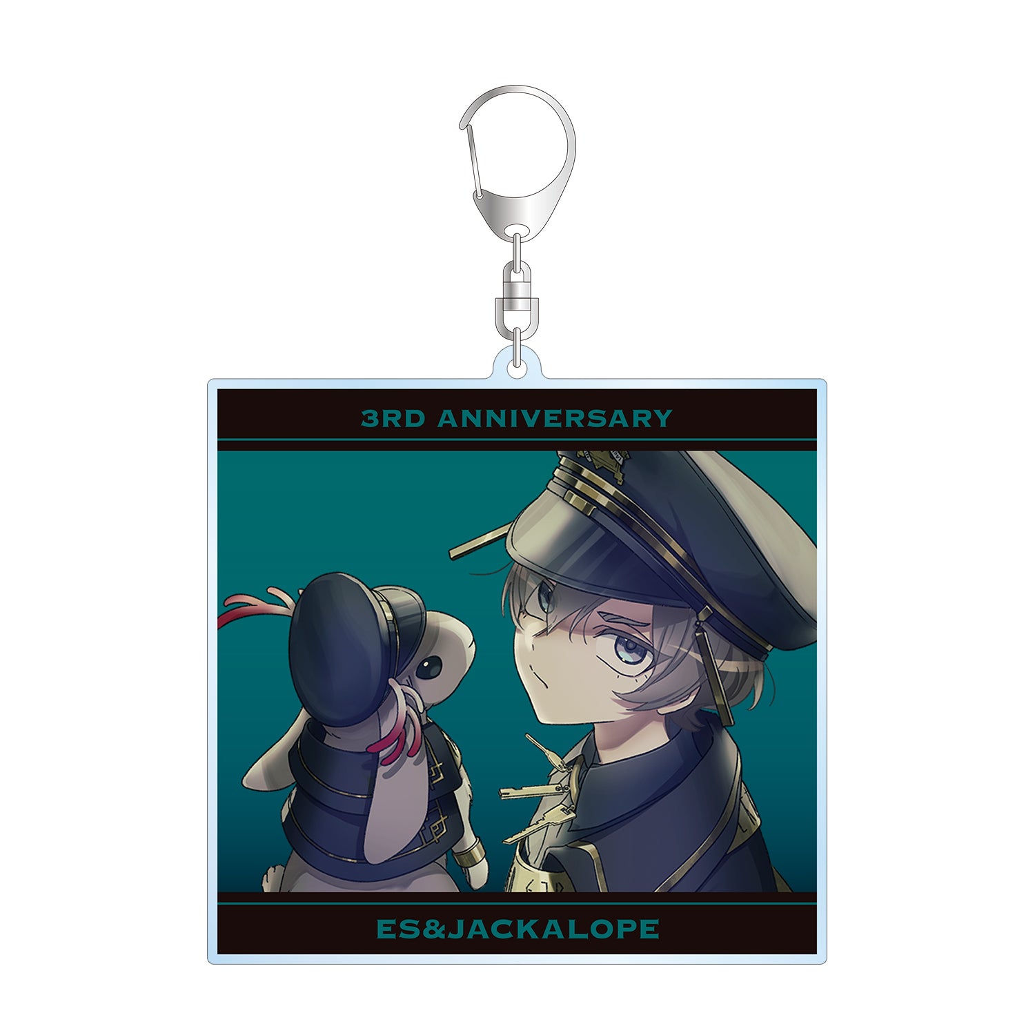 (Goods - Key Chain) MILGRAM Exclusive Art Es & Jackalope 3rd Anniversary ver. BIG Acrylic Key Chain