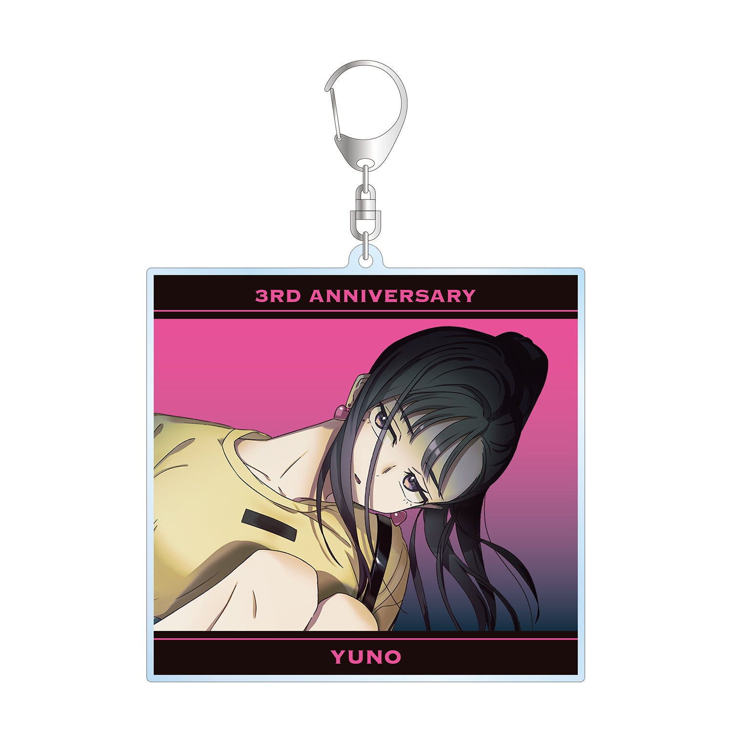 (Goods - Key Chain) MILGRAM Exclusive Art Yuno 3rd Anniversary ver. BIG Acrylic Key Chain