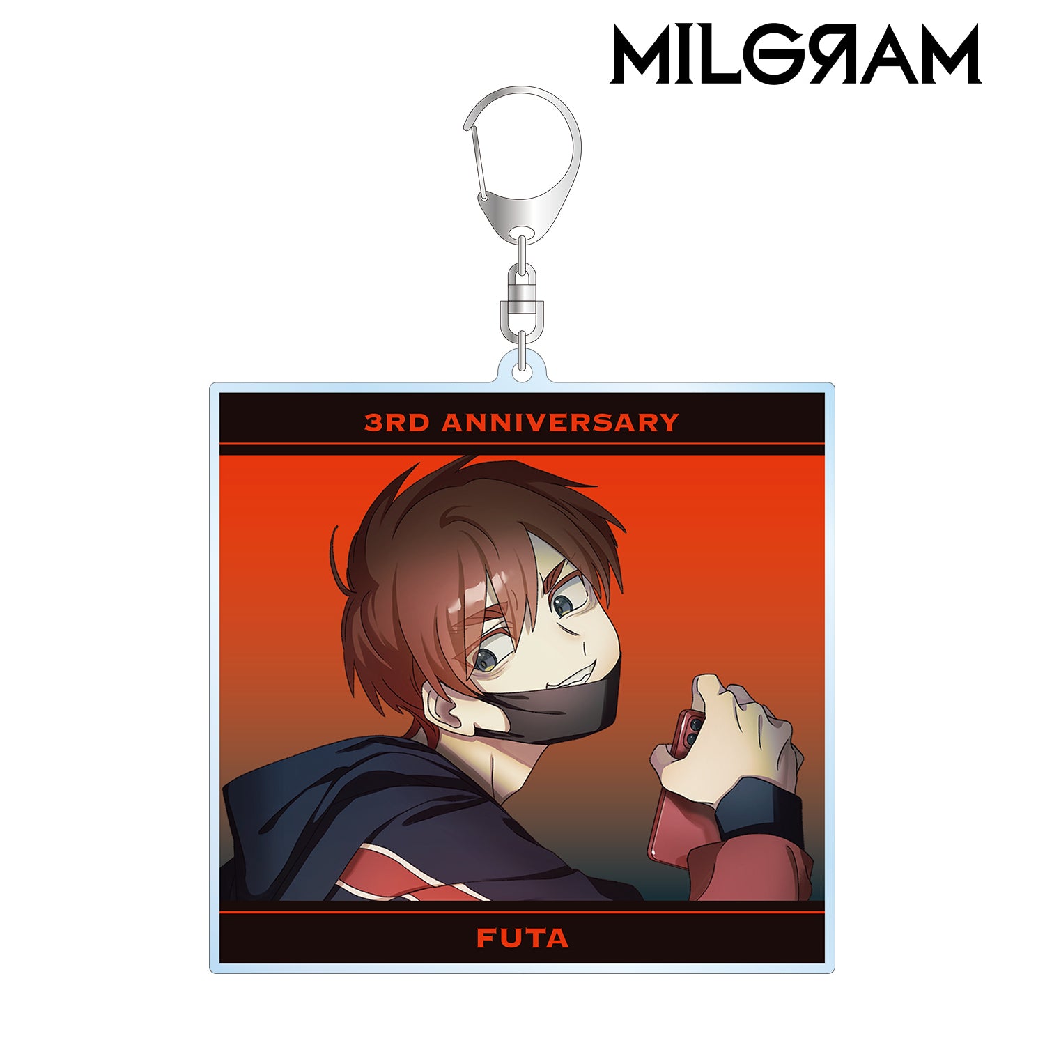 (Goods - Key Chain) MILGRAM Exclusive Art Fuuta 3rd Anniversary ver. BIG Acrylic Key Chain