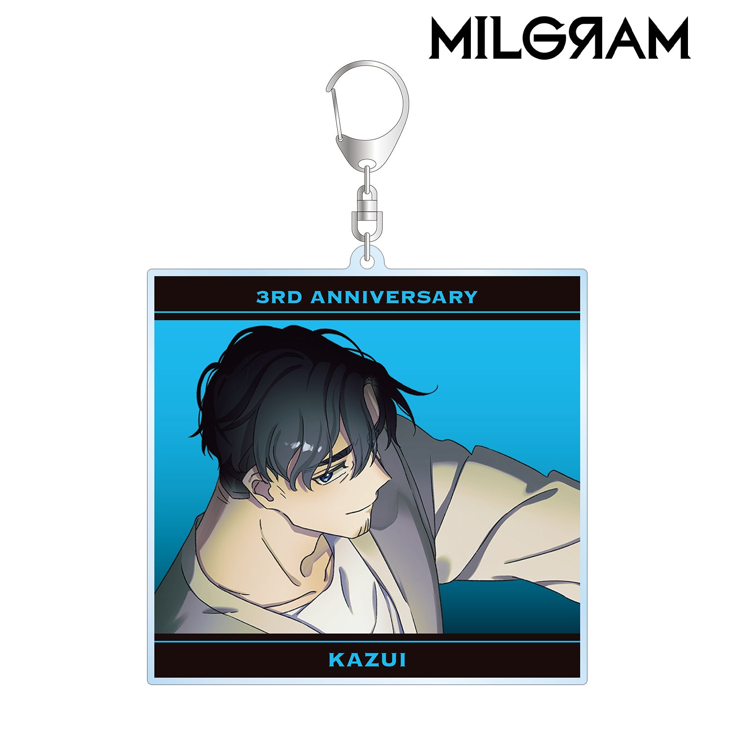 (Goods - Key Chain) MILGRAM Exclusive Art Kazui 3rd Anniversary ver. BIG Acrylic Key Chain