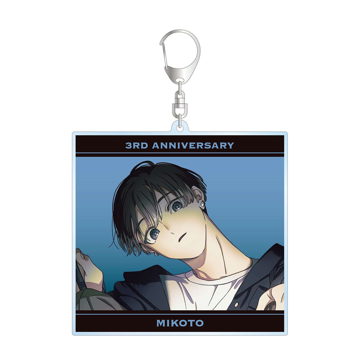 (Goods - Key Chain) MILGRAM Exclusive Art Mikoto 3rd Anniversary ver. BIG Acrylic Key Chain