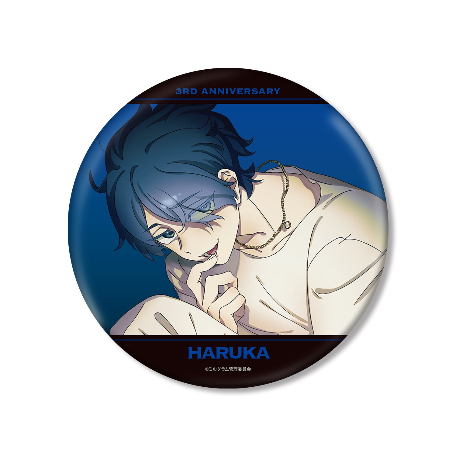 (Goods - Badge) MILGRAM Exclusive Art Haruka 3rd Anniversary ver. BIG Button Badge