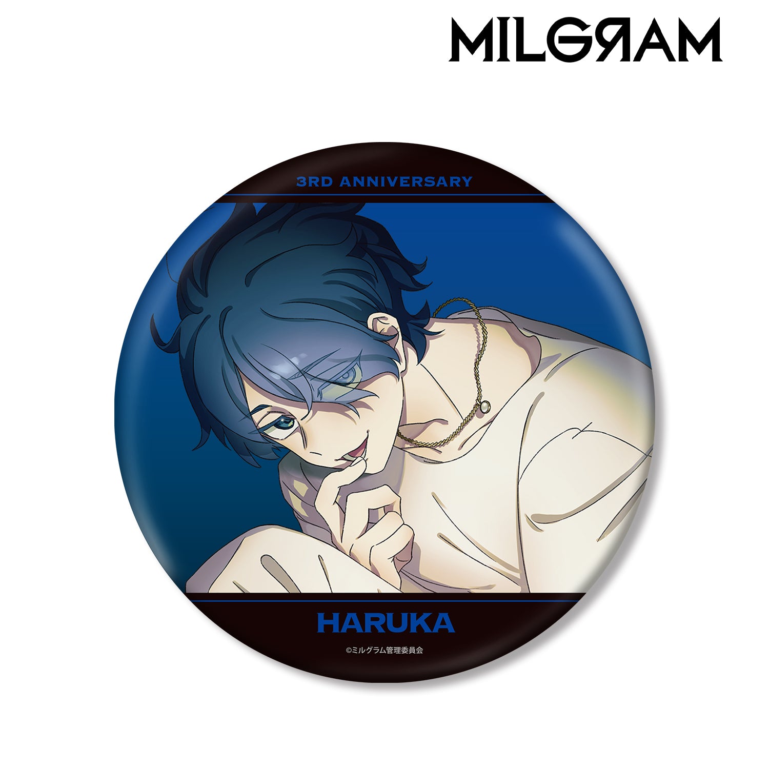 (Goods - Badge) MILGRAM Exclusive Art Haruka 3rd Anniversary ver. BIG Button Badge