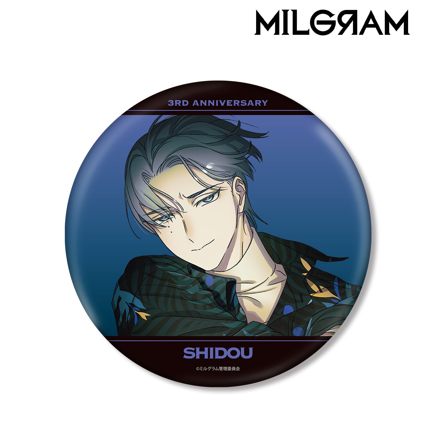 (Goods - Badge) MILGRAM Exclusive Art Shidou 3rd Anniversary ver. BIG Button Badge