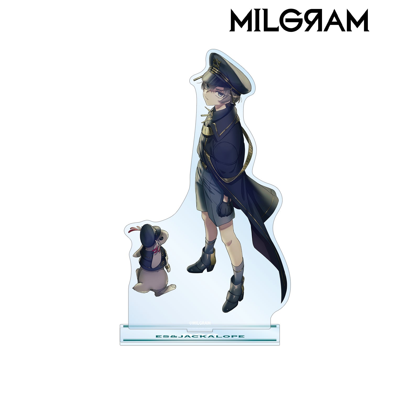 (Goods - Stand Pop) MILGRAM Exclusive Art Es & Jackalope 3rd Anniversary ver. BIG Acrylic Stand