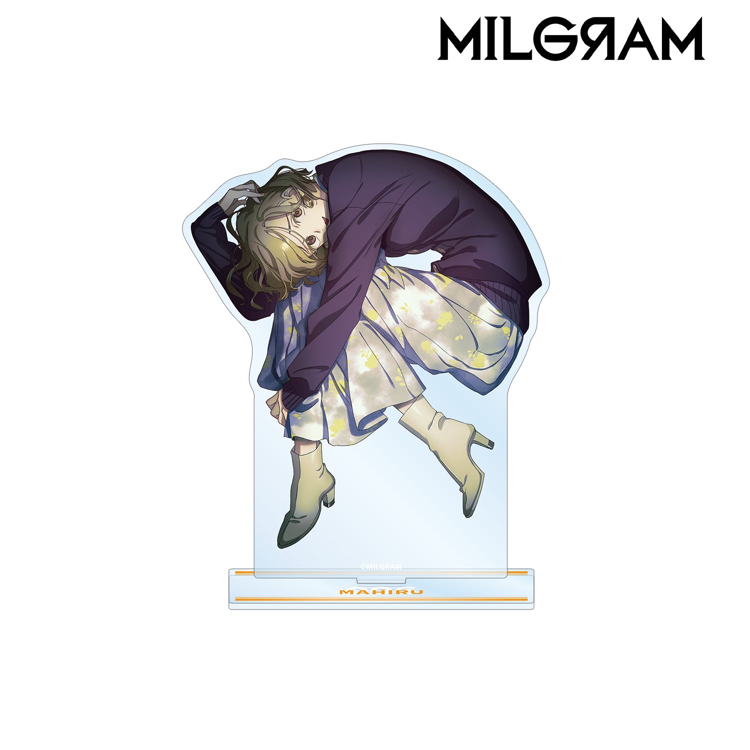 (Goods - Stand Pop) MILGRAM Exclusive Art Mahiru 3rd Anniversary ver. BIG Acrylic Stand