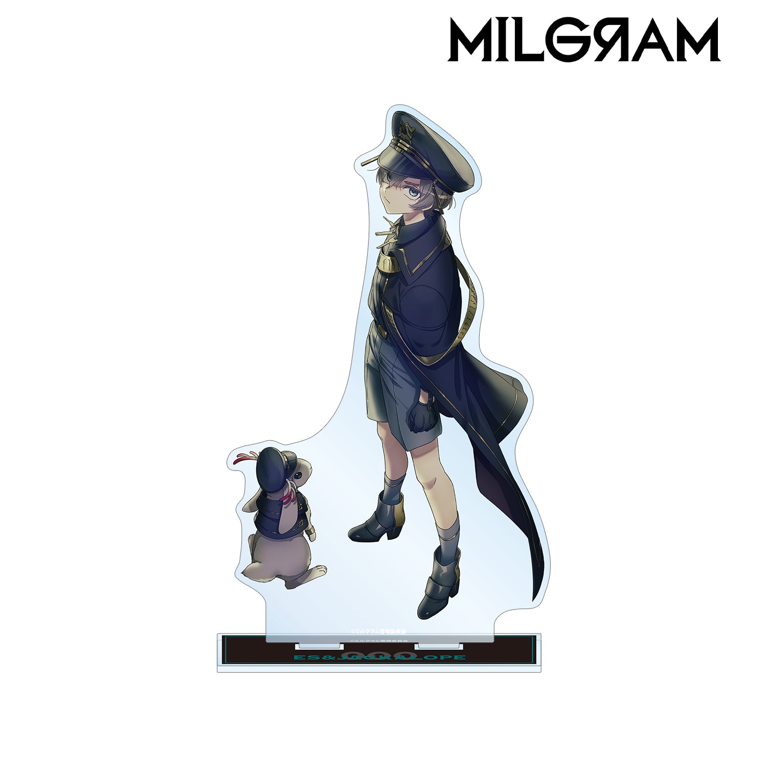 (Goods - Stand Pop) MILGRAM Exclusive Art Es & Jackalope 3rd Anniversary ver. Jumbo Acrylic Stand