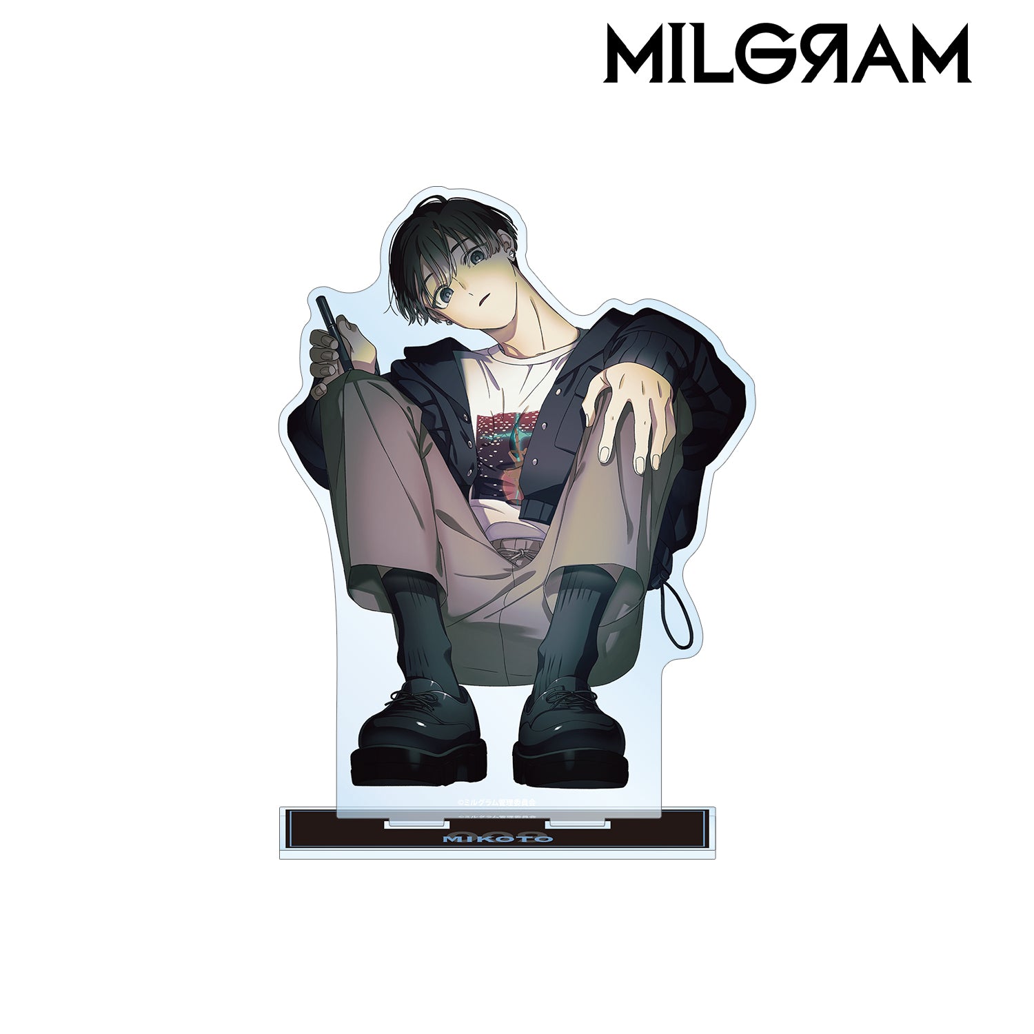 (Goods - Stand Pop) MILGRAM Exclusive Art Mikoto 3rd Anniversary ver. Jumbo Acrylic Stand