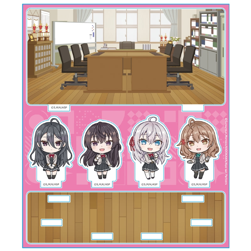 (Goods - Ornament) Alya Sometimes Hides Her Feelings in Russian Acrylic Diorama Chibi Character Alya & Yuki & Masha & Ayano