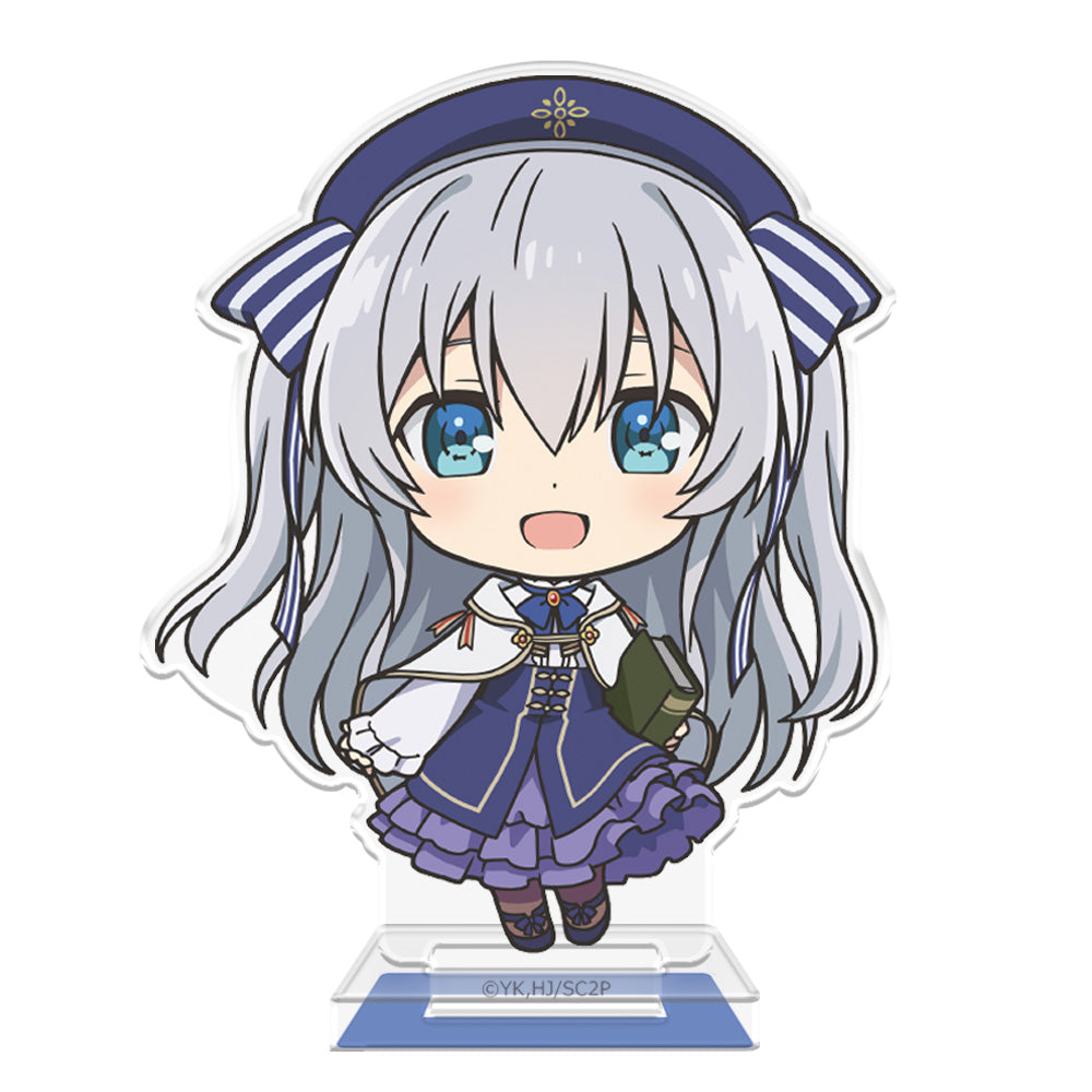 (Goods - Stand Pop) Seirei Gensouki: Spirit Chronicles 2 Acrylic Chara Stand Celia & Aishia & Latifa & Miharu [Chibi Character]