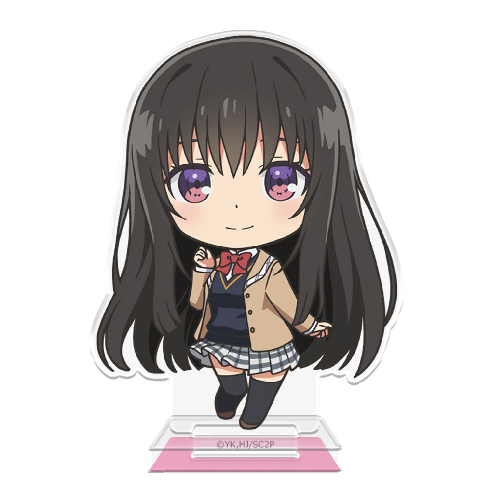 (Goods - Stand Pop) Seirei Gensouki: Spirit Chronicles 2 Acrylic Chara Stand Celia & Aishia & Latifa & Miharu [Chibi Character]