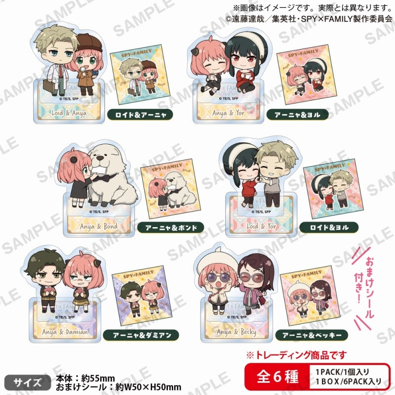 (1BOX=6)(Goods - Acrylic Stand) SPY x FAMILY Acrylic Stand: DuoColle (BOX ver.)