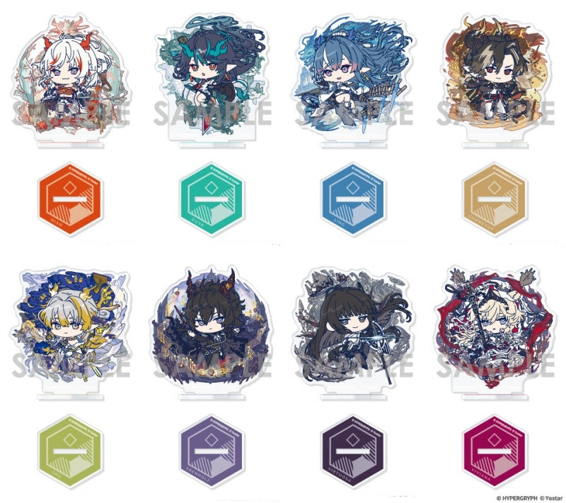 (1BOX=8)(Goods - Stand Pop) Arknights Trading Acrylic Stand - Operator Collection - Vol. 3