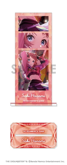 (Goods - Acrylic Stand) Gakuen iDOLM@STER Photo Cut Acrylic Stand 1. Saki Hanami