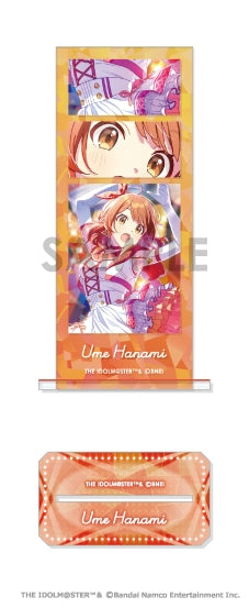 (Goods - Acrylic Stand) Gakuen iDOLM@STER Photo Cut Acrylic Stand 9. Ume Hanami