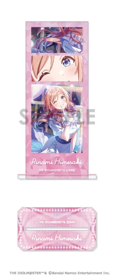 (Goods - Acrylic Stand) Gakuen iDOLM@STER Photo Cut Acrylic Stand 10. Rinami Himesaki