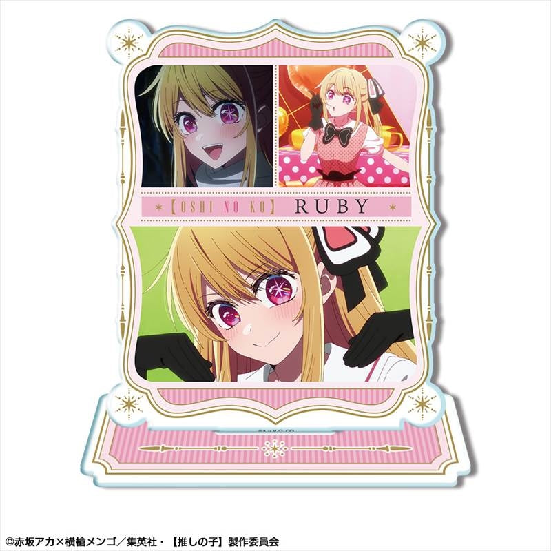 (Goods - Stand Pop) Oshi no Ko Anime Series Acrylic Stand Ver. 4 Design 02 (Ruby)