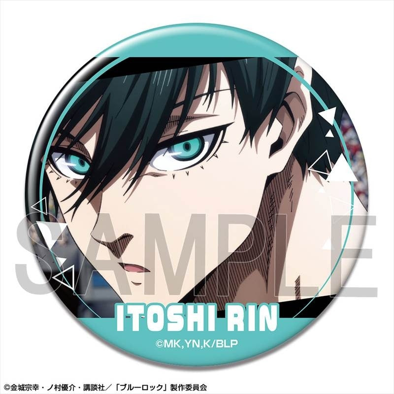 (Goods - Badge) Blue Lock TV Anime Button Badge Ver. 2 Design 03 (Rin Itoshi/A)