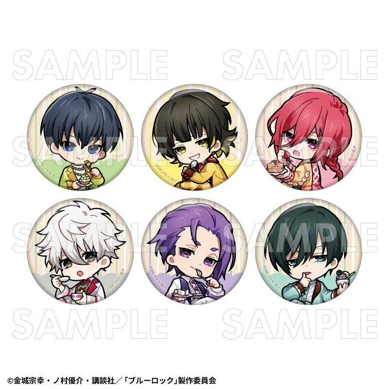 (1BOX=6)(Goods - Badge) Blue Lock Dolce Style Trading Chibi Chara Button Badge