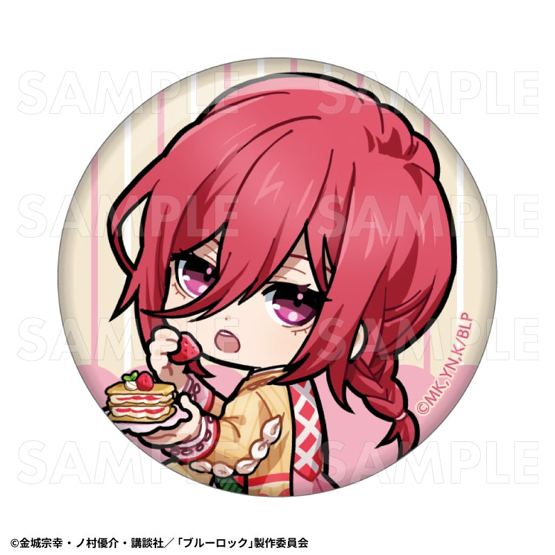 (1BOX=6)(Goods - Badge) Blue Lock Dolce Style Trading Chibi Chara Button Badge