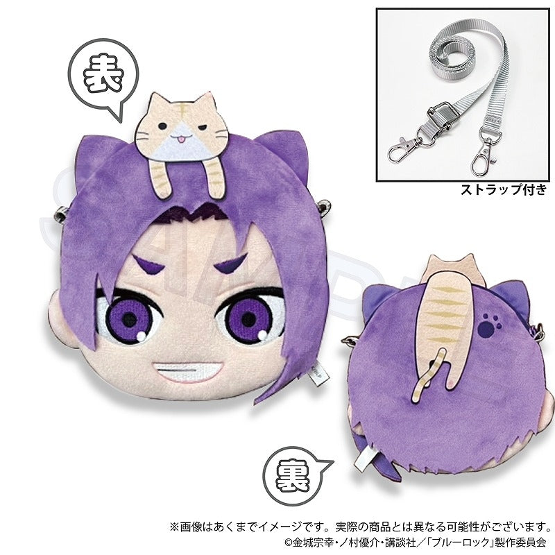 (Goods - Bag) Blue Lock Face Pochette Hittsuki Nyan ver. Reo Mikage