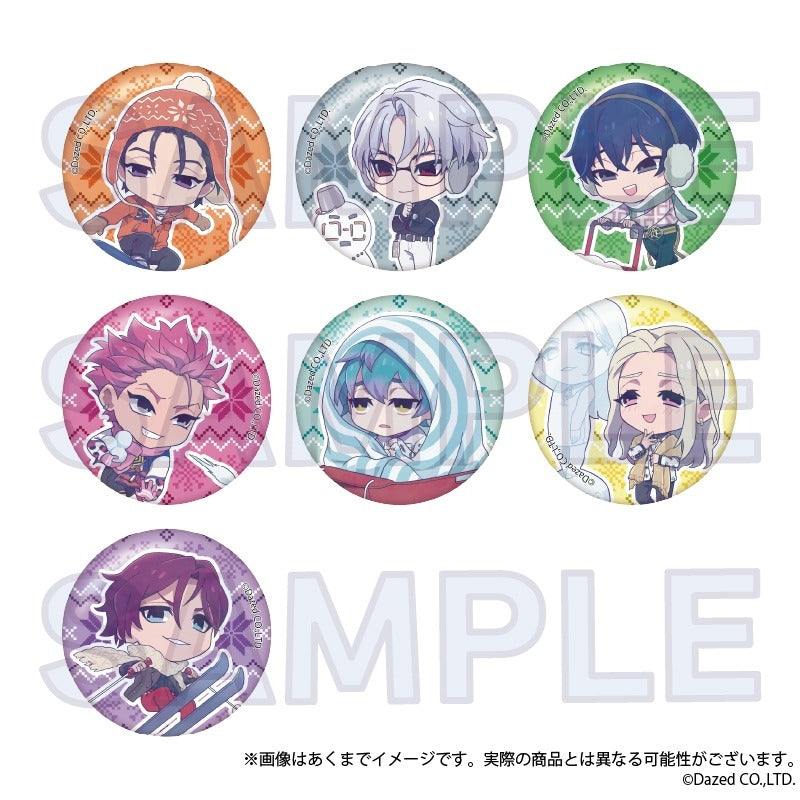 (1BOX=7)(Goods - Badge) Charisma House Trading Button Badge Playing in the Snow ver.